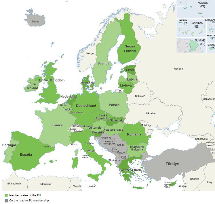 eu map